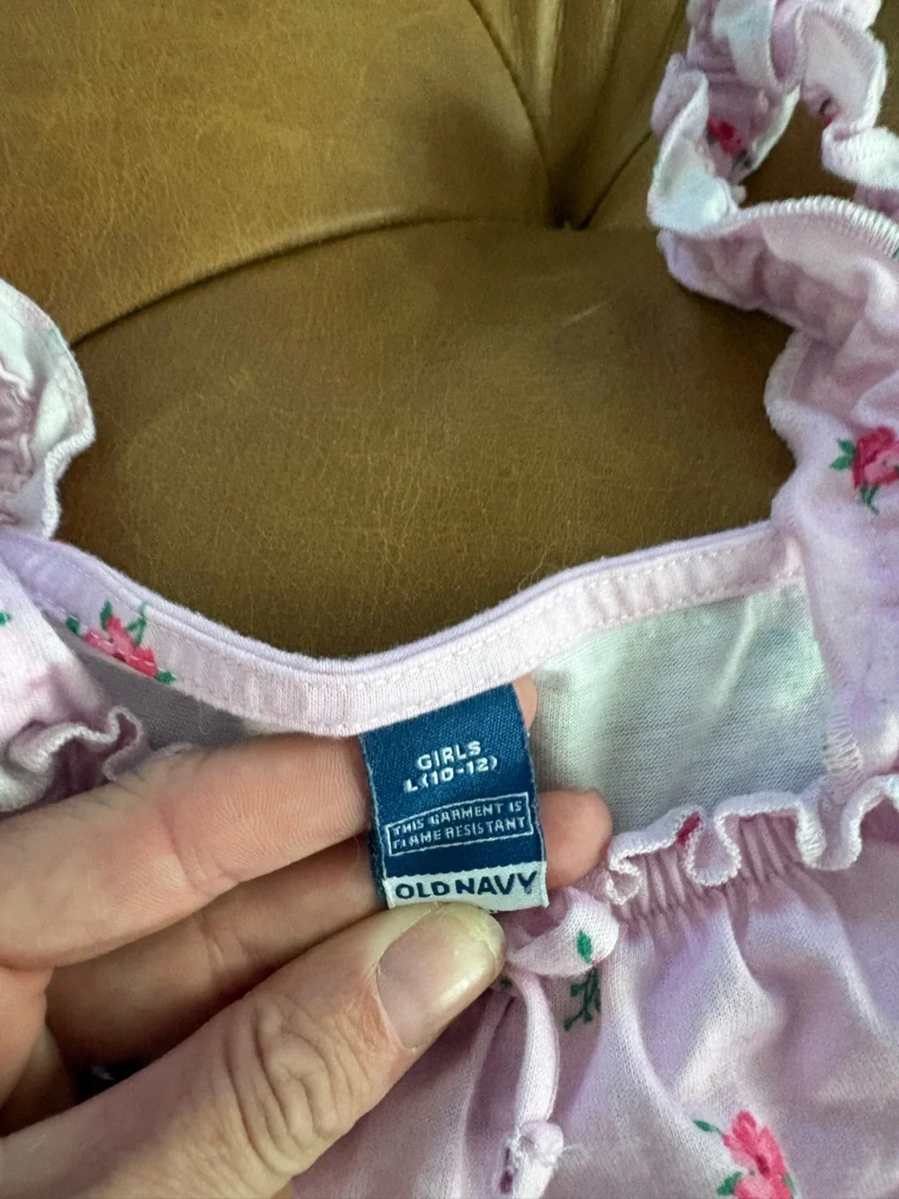 Bundle of girls nightgowns.